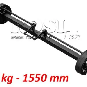 OSOVINA ZA PRIKOLICU S KOČNICAMA (6 VIJAKA) - 3800 kg - 1550 mm