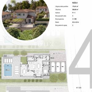 OTOK KRK, DOBRINJ - Nova vila s bazenom, drvenim pergolama i mediteranskim vrtom