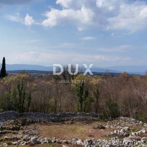 OTOK KRK, MALINSKA - EKSKLUZIVNO!! Građevinsko zemljište 641 m2 s pogledom na more