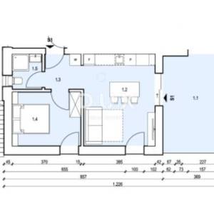 OTOK KRK, MALINSKA - Moderan apartman u prizemlju s pogledom na more