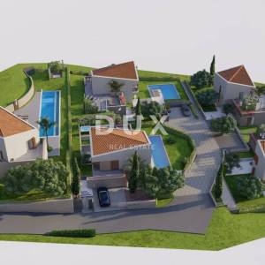 OTOK KRK, MALINSKA – Moderna luksuzna vila (195 m²) s bazenom i pogledom na more
