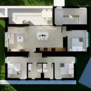 OTOK KRK, ŠILO - Apartman, novogradnja 100 metara od mora