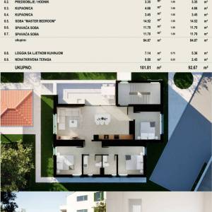 OTOK KRK, ŠILO - Trosobni apartman na drugom katu