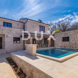 OTOK KRK, SOLINE (okolica) - Kamena vila s bazenom