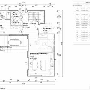 OTOK KRK, VRBNIK (okolica) - Građevinsko zemljište 916 m2 s projektom za kuću s bazenom 