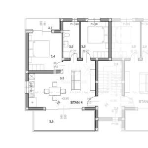OTOK PAG, POVLJANA - Apartman s 2 terase i pogledom