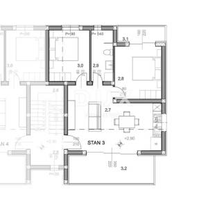 OTOK PAG, POVLJANA - Apartman s 2 terase i pogledom