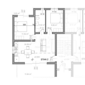 OTOK PAG, POVLJANA - Apartman s vrtom i 2 terase