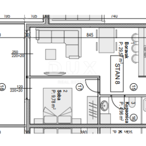 OTOK PAG, POVLJANA - PRILIKA! Novoizgrađeni apartman uz more!