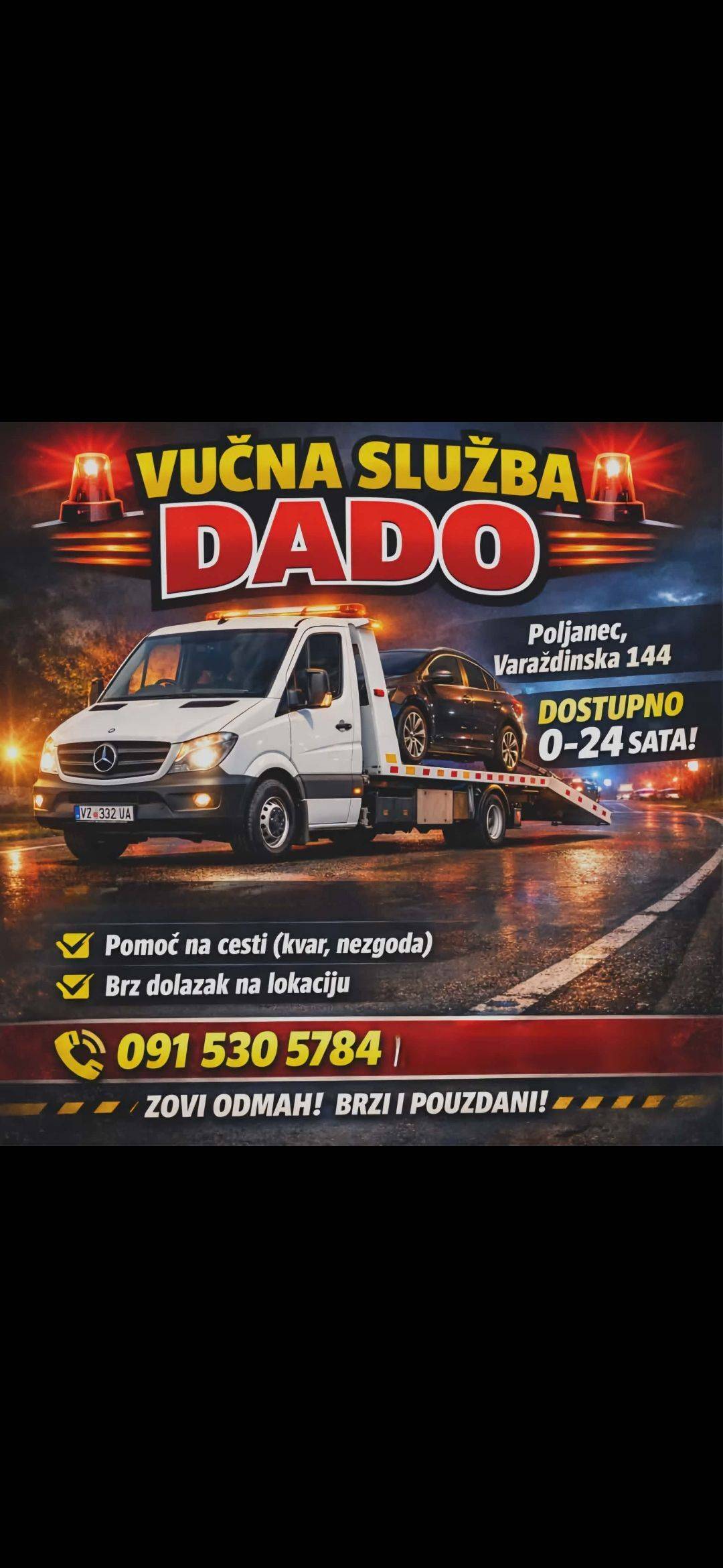 Prijevoz vozila, vučna služba i asistencija 0-24