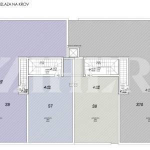 Privlaka, 10 apartmana u izgradnji, 100m od mora, useljenje 7/2026g.