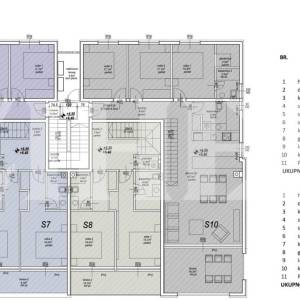 Privlaka, 10 apartmana u izgradnji, 100m od mora, useljenje 7/2026g.