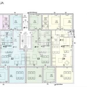 Privlaka, 10 apartmana u izgradnji, 100m od mora, useljenje 7/2026g.