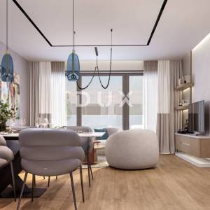 RIJEKA, KANTRIDA – stan od 118m2 u luksuznoj novogradnji samo 250 metara od mora s garažom i panoramskim pogledom na more...
