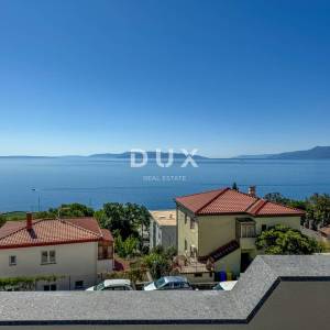 RIJEKA, KANTRIDA – stan od 151m2 u luksuznoj novogradnji samo 250 metara od mora s garažom i panoramskim pogledom na more...