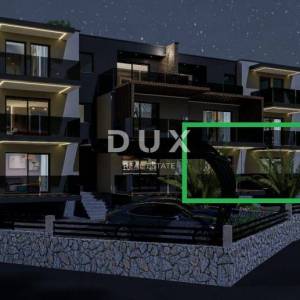 RIJEKA, PODMURVICE- stan 114m2 u novogradnji s pogledom na more, DB+3S, prizemlje- STAN 3D