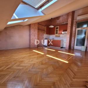 RIJEKA, ŠKURINJE – Trosobni stan u potkrovlju, 53 m², mirna lokacija!