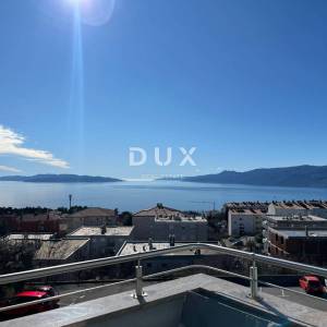 RIJEKA, SRDOČI - 2S+DB, terasa, panoramski pogled na more, 2 parkirna mjesta