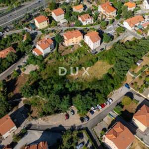 RIJEKA, ZAMET- građevinsko zemljište 3000m2 s pogledom na more s idejnim projektom za stambenu zgradu-stanove 