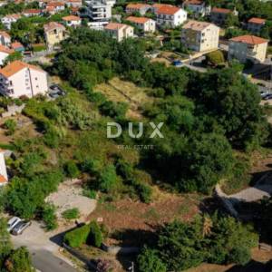 RIJEKA, ZAMET- građevinsko zemljište 3000m2 s pogledom na more s idejnim projektom za stambenu zgradu-stanove 