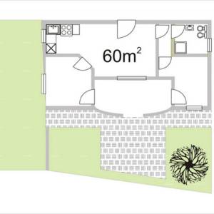 Rovinj – prizemni stan s vrtom, 60 m²