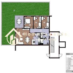 Sesvete,4-soban stan 106,04m2(S1) s vrtom u prizemlju zgrade s liftom 