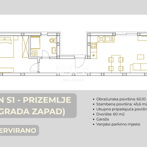 ŠIBENIK, BRODARICA – NOVOGRADNJA, terasa 15 m² i garaža, 270 m od mora