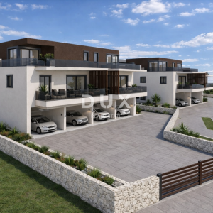 ŠIBENIK, BRODARICA – Penthouse novogradnja, garaža, pogled, 270m od mora