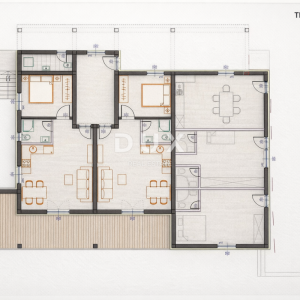 ŠIBENIK, VODICE – 3 SJ + mogućnost 6, parcela 920 m²