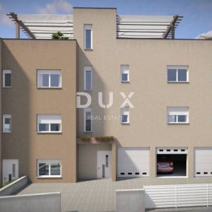 ŠIBENIK, VODICE – Trosobni stan u novogradnji s garažom, spremištem i krovnom terasom 102 m² s pogledom na more
