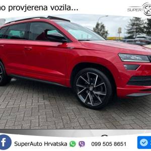 Škoda Karoq 2.0 TDI 4x4 DSG Sportline 150 KS, PANO+ACC+KAM+GR SJED+KEY+VIRT+LANE