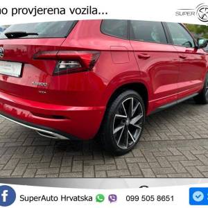 Škoda Karoq 2.0 TDI 4x4 DSG Sportline 150 KS, PANO+ACC+KAM+GR SJED+KEY+VIRT+LANE