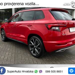 Škoda Karoq 2.0 TDI 4x4 DSG Sportline 150 KS, PANO+ACC+KAM+GR SJED+KEY+VIRT+LANE