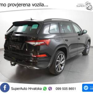 Škoda Kodiaq 2.0 TDI 4x4 Aut. Sportline 200 KS, ACC+LED+KAM+GR SJED+VIRT+ASIST