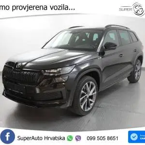 Škoda Kodiaq 2.0 TDI 4x4 Aut. Sportline 200 KS, ACC+LED+KAM+GR SJED+VIRT+ASIST
