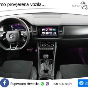 Škoda Kodiaq 2.0 TDI 4x4 Aut. Sportline 200 KS, ACC+LED+KAM+GR SJED+VIRT+ASIST