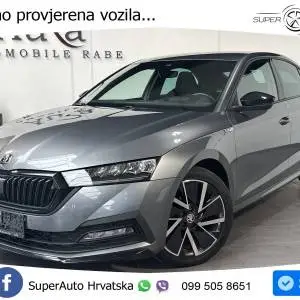 Škoda Octavia 2.0 TDI DSG Sportline 150 KS, ACC+KEY+GR SJED+VIRT+LANE