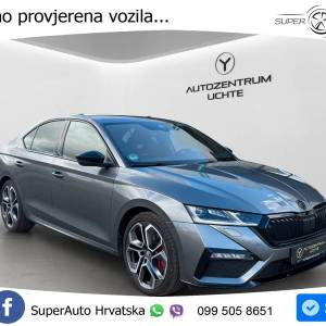 Škoda Octavia RS 2.0 TSI DSG Plus 245 KS, LED+ACC+VIRT+4xGR SJED+KAM+MASAŽA