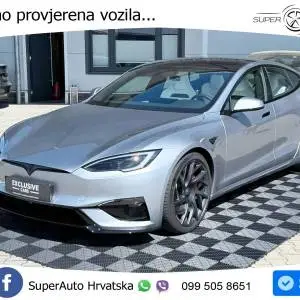 Tesla Model S Plaid 1020 KS, PANO+ZRAČ+KAM+GR SJED+ACC+KEY+VIRT+LANE