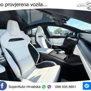 Tesla Model S Plaid 1020 KS, PANO+ZRAČ+KAM+GR SJED+ACC+KEY+VIRT+LANE