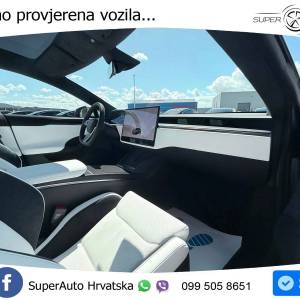 Tesla Model S Plaid 1020 KS, PANO+ZRAČ+KAM+GR SJED+ACC+KEY+VIRT+LANE