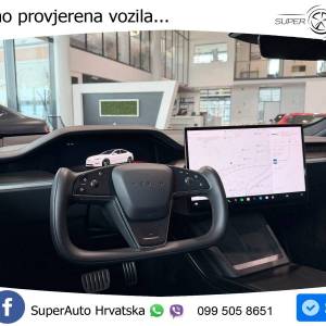 Tesla Model S Plaid 1020 KS, PANO+ZRAČ+360+GR SJED+ACC+KEY+VIRT+LANE