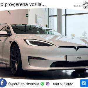 Tesla Model S Plaid 1020 KS, PANO+ZRAČ+360+GR SJED+ACC+KEY+VIRT+LANE