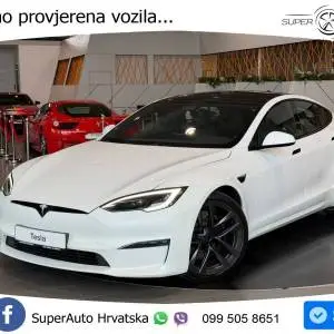 Tesla Model S Plaid 1020 KS, PANO+ZRAČ+360+GR SJED+ACC+KEY+VIRT+LANE