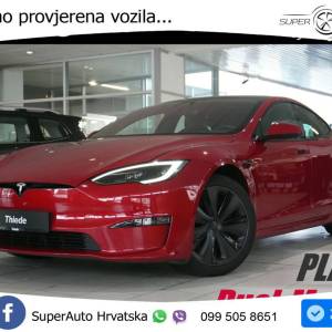 Tesla Model S Plaid 1020 KS, PANO+ZRAČ+KAM+GR SJED+ACC+KEY+LANE