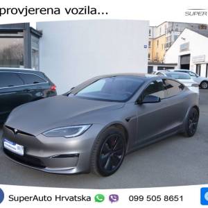 Tesla Model S Plaid 1020 KS, PANO+ZRAČ+360+GR SJED+ACC+KEY+LANE