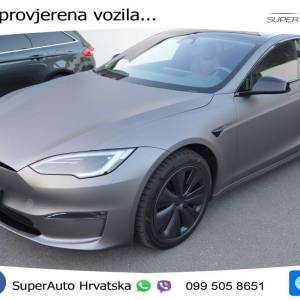 Tesla Model S Plaid 1020 KS, PANO+ZRAČ+360+GR SJED+ACC+KEY+LANE