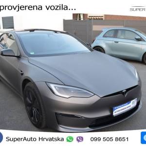 Tesla Model S Plaid 1020 KS, PANO+ZRAČ+360+GR SJED+ACC+KEY+LANE