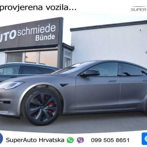 Tesla Model S Plaid 1020 KS, PANO+ZRAČ+360+GR SJED+ACC+KEY+LANE