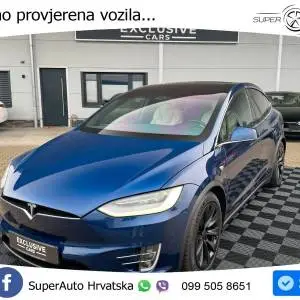 Tesla Model X Long Raven 525 KS, PANO+ZRAČ+KAM+GR SJED+ACC+KEY+LANE